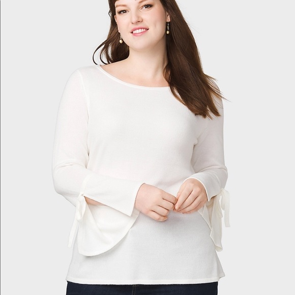 Dress Barn Sweaters - NWT! Dress Barn Cashmerely Bell sleeved sweater
